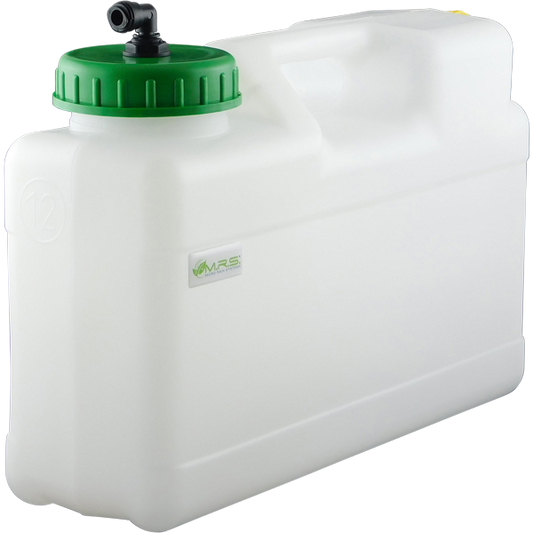 Wassertank 12 l Raumspartank mit Filtersystem und Auslaufstutzen