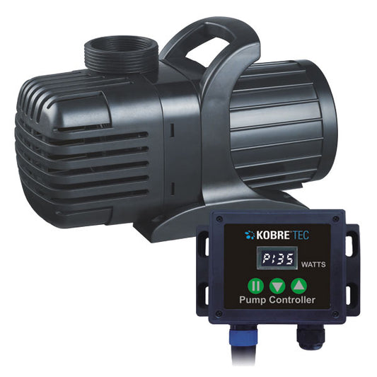 Kobre®Tec Flow Control Pumpe 20000, S-Serie - 24-185 W., Teichpumpe für Schwerkraft Filter