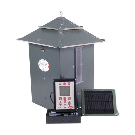 Futterautomat für Fischteiche, Koi Cafe, Fischfütterung, Teich