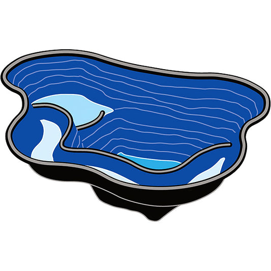 Teichschale Calmus SI, Fertigteich, Teich, Gartenteich, Fischteich, Teichbau