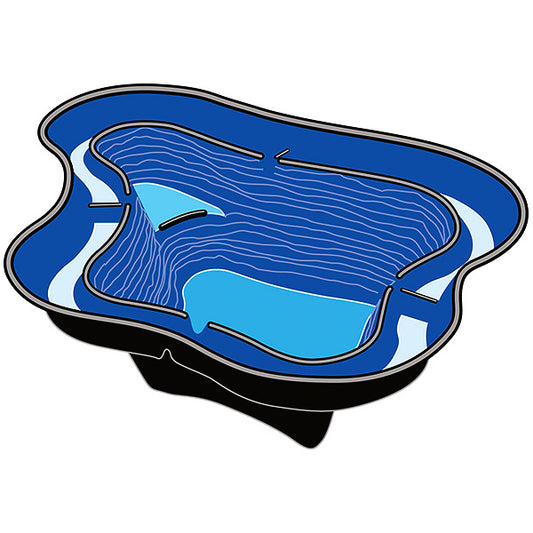 Teichschale Calmus SIII, Fertigteich, Teich, Gartenteich, Fischteich, Teichbau