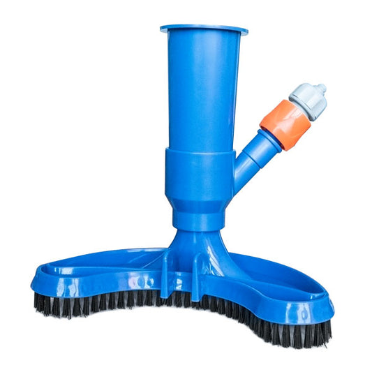 Aufsatz Halbmond mit Gartenschlauchanschluss - Zubehör für Profi-Schlammsauger, Teichreinigung, Koiteich