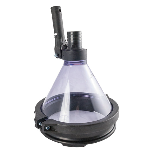 Aufsatz Saugglocke transparent, Zubehör für Profi-Schlammsauger, Teichreinigung, Koiteich