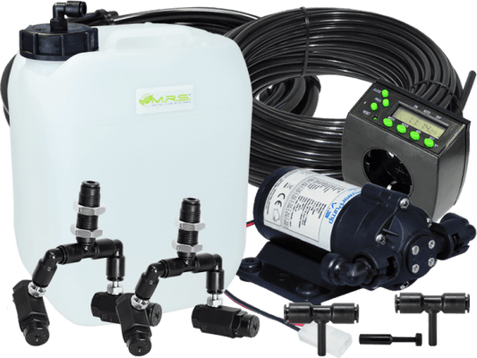 Beregnungsanlage Black-Line DUO mit Doppel-Sprühdüsen