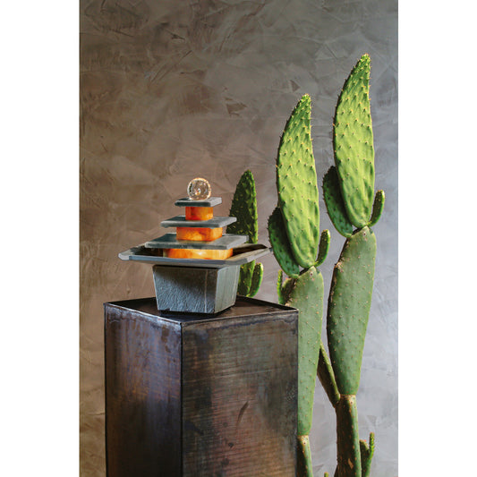 Schieferbrunnen Mandala, Indoor Brunnen