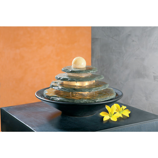 Schieferbrunnen Tao, Indoor Brunnen