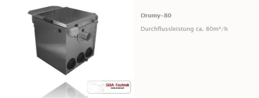 SBA Trommelfilter Drumy 80, Teichfilter, Filtertechnik, Teich