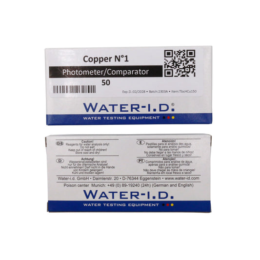 50 Tabletten COPPER No.1 (freies Kupfer) - für PoolLab 2.0
