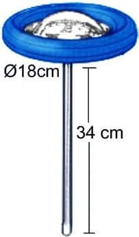 Thermomètre flottant environ 18cm