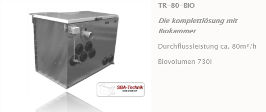 SBA Trommelfilter TR-80 mit Biokammer, Teichfilter, Filtertechnik, Teich