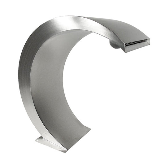 Wasserfall INOX LED blau, Teichbau, Gartenteich, Fischteich