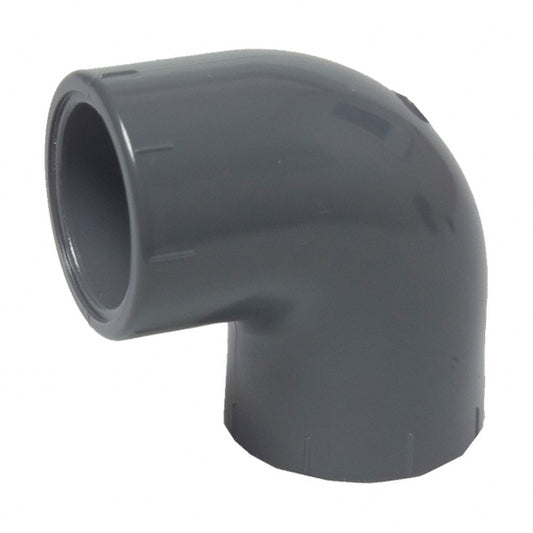 PVC-U Winkel 40mm 90 Grad DIN 8063, PN16