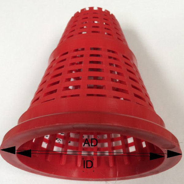 Panier-filtre en PVC-U DI 50mm / DE 61mm