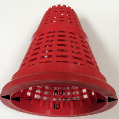 Panier-filtre en PVC-U DI 50mm / DE 61mm