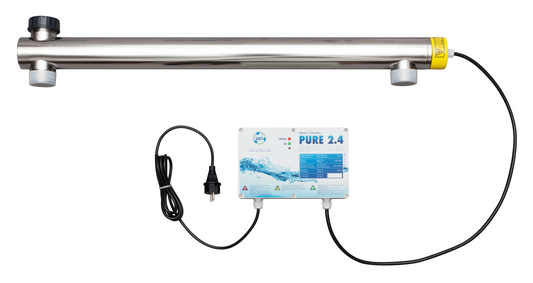 UST UV-C Klärgerät 75 Watt mit Edelstahlgehäuse, Teich, Fadenalgen, klares Wasser