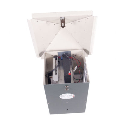 Distributeur automatique de nourriture Koi Cafe vert, cellule solaire incluse