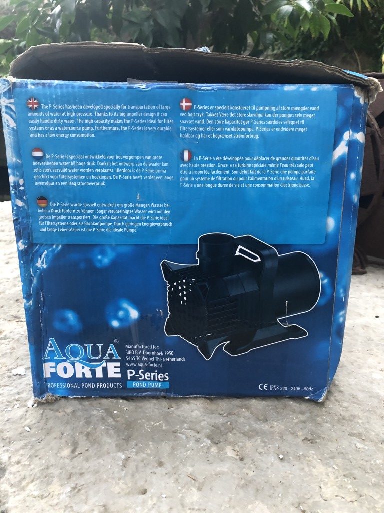 Occasionen Teichzubehör, Aqua Forte Pumpe 40`000,