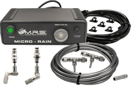 Système d'irrigation Micro-Rain, minuterie et 2 buses en céramique