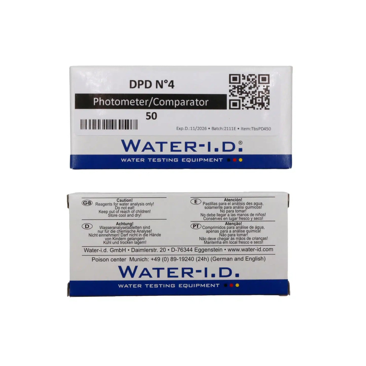 50 Tabletten DPD No. 4 (Aktivsauerstoff) - für PoolLab 2.0