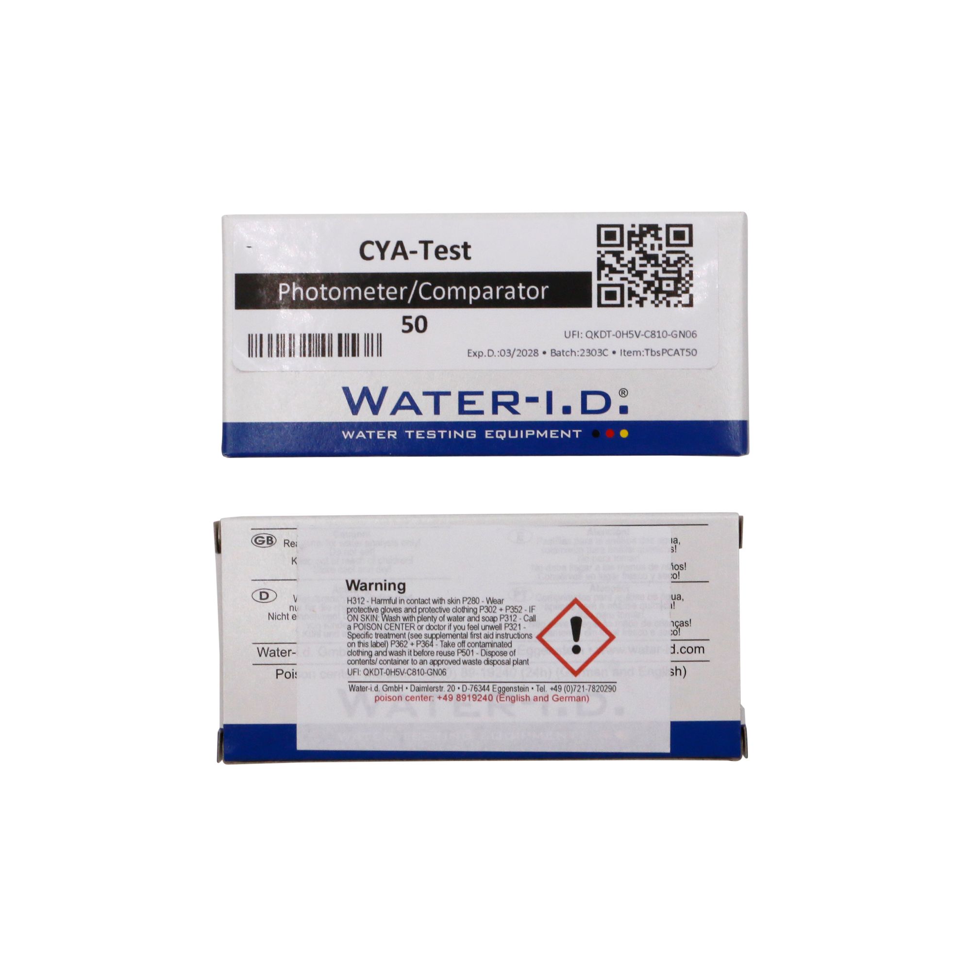 50 Tabletten CyA-Test - für PoolLab 2.0 – Teichprofi Shop