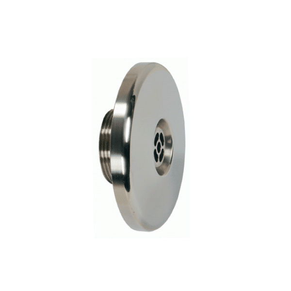 Einlaufdüse mit Gitter 105mm 1½" AG Edelstahl V4A