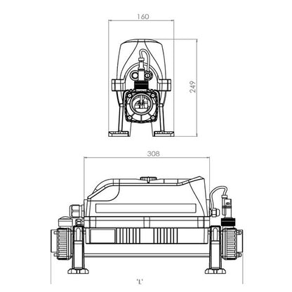 Elecro Cygnet EVO2 (All Titanium) 2KW 230V Inkl. Digital Controller bis 10'000 Liter