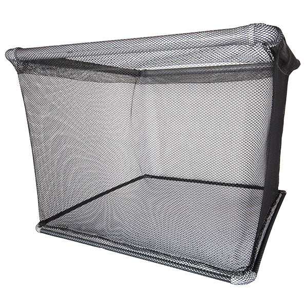 Fischgehege, schwarz, Maschenweite 7mm