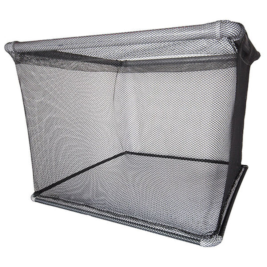 Fischgehege, schwarz, Maschenweite 7mm