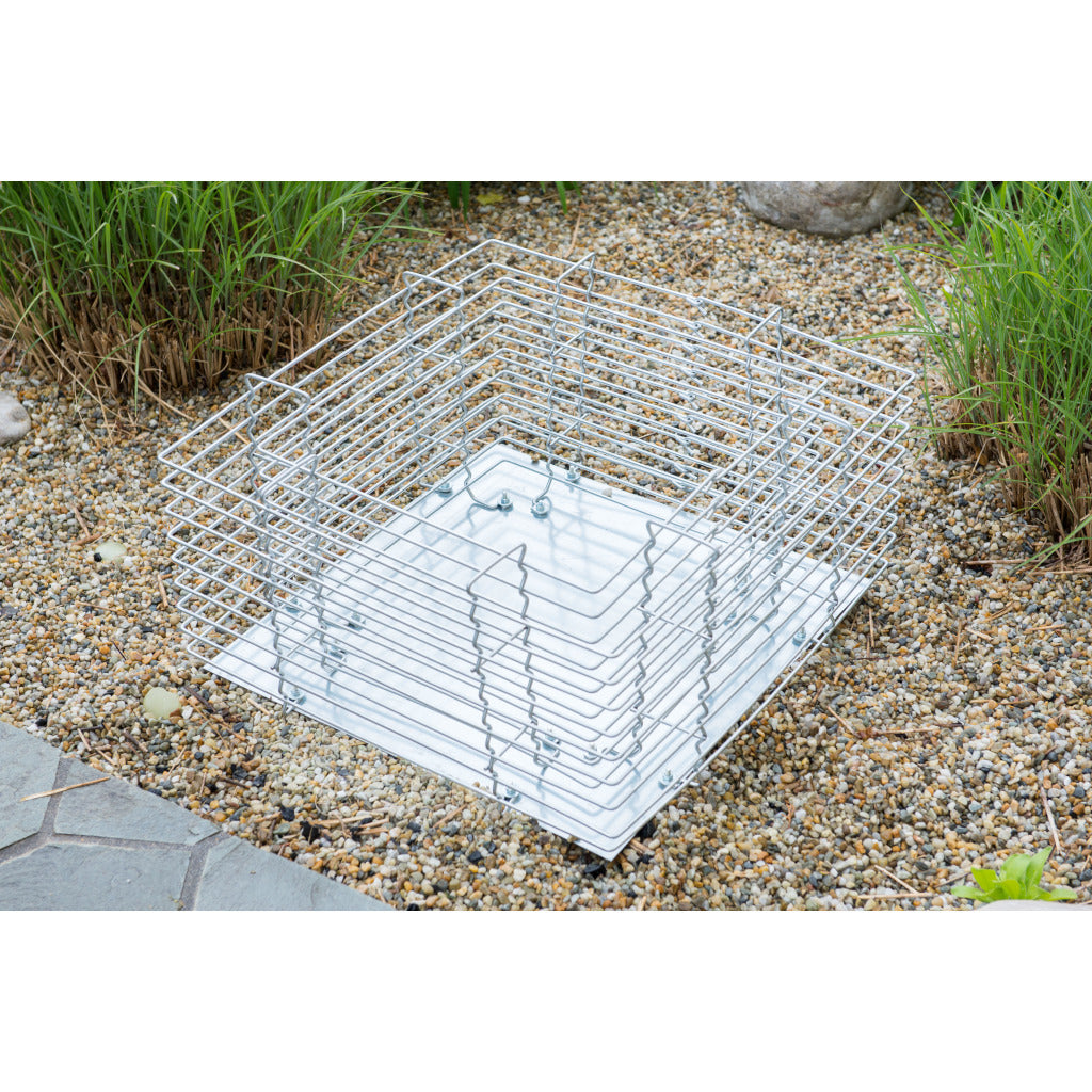 Gabione Feuerschale, Quader, XL, Gartendekoration