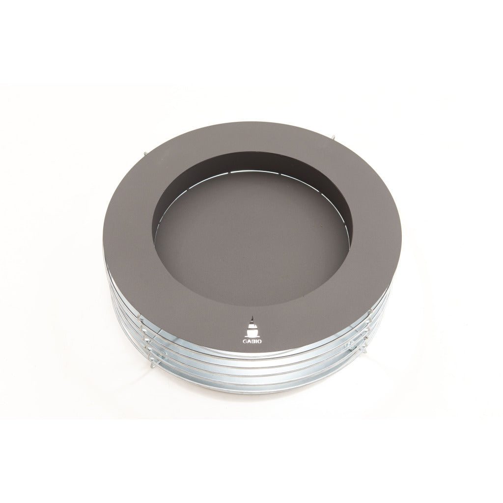 Gabione Feuerschale - Zylinder, XL H300, Gartendekoration