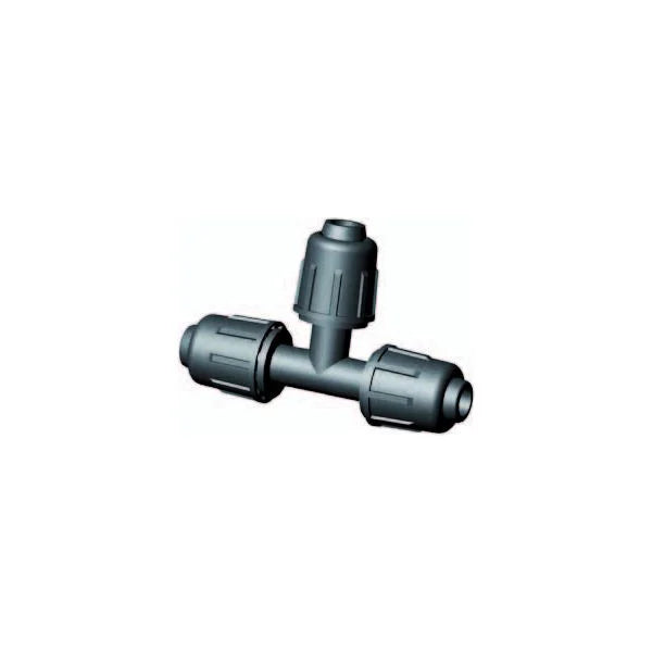 PP Klemmkupplung T-Stück 16mm für Tropfschlauch