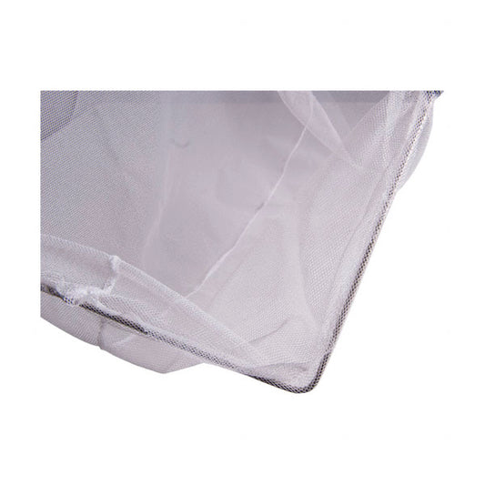 Laubkescher rechteckig fein, Stiellänge 42,5cm, Teichreinigung Teich