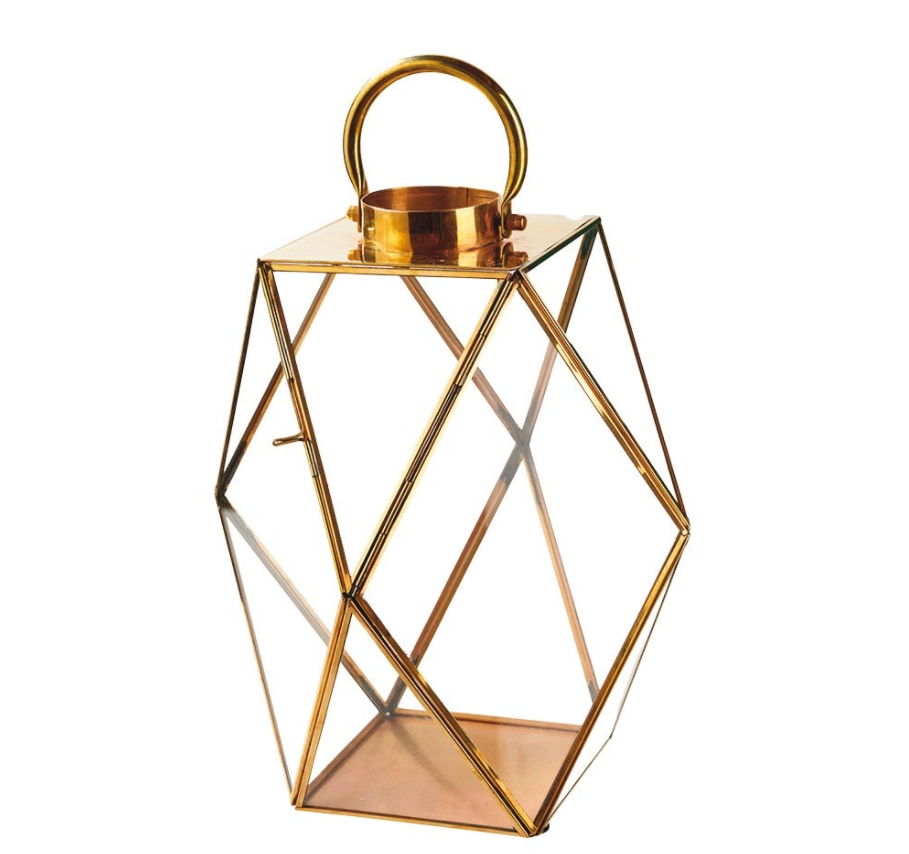 WINDLICHT SECHSKANT - gold