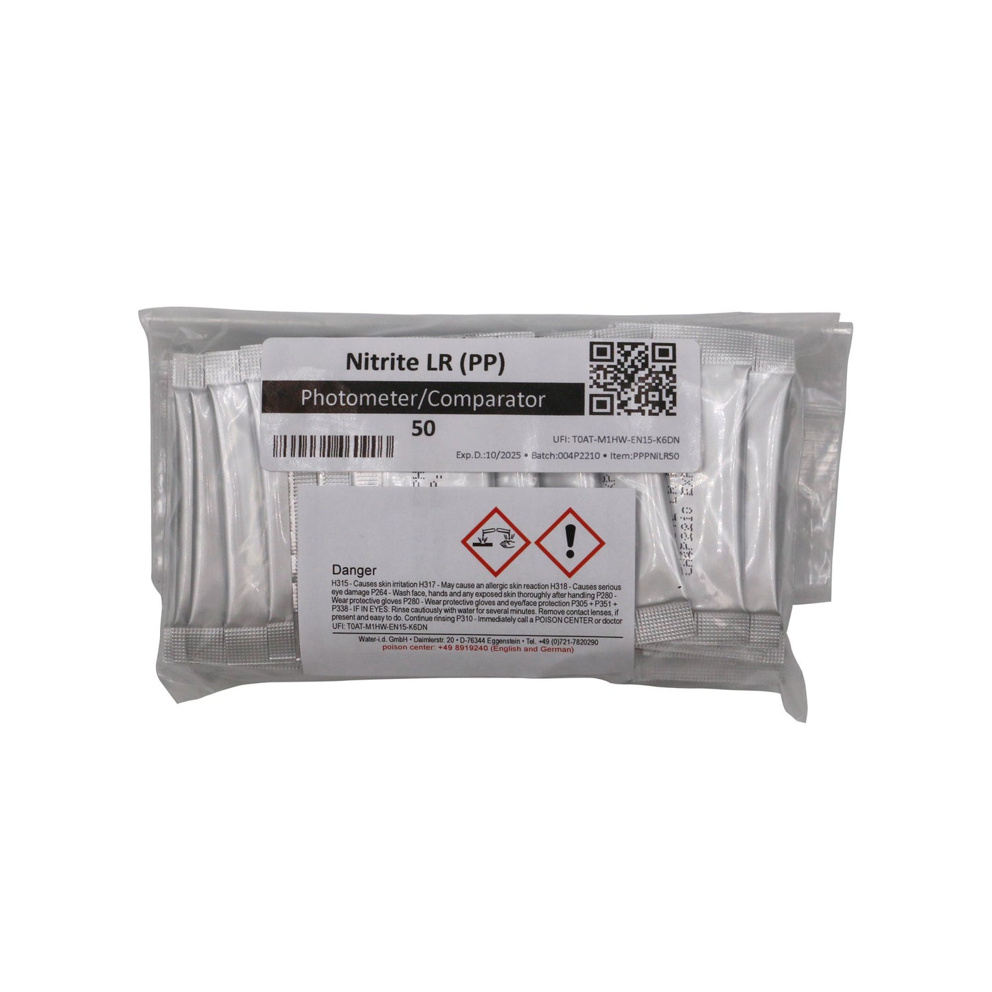 50 sachets de poudre de Nitrite LR - pour PoolLab 2.0