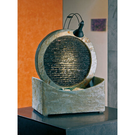 Fontaine en ardoise Sidu, 10W H30cm x L38cm x P18cm