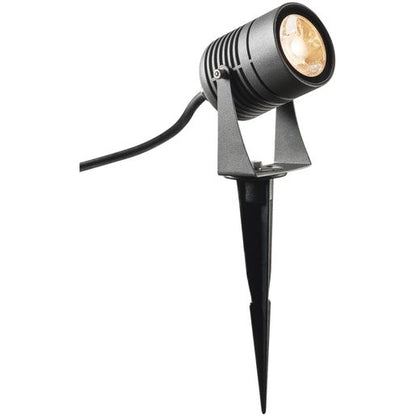 LED-Spiessleuchte SLV SPIKE, 230V, 6W, 3000K, 400lm, IP55, 40°, anthrazit