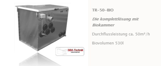 SBA Trommelfilter TR-50 mit Biokammer, Teichfilter, Filtertechnik, Teich