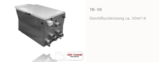 SBA Trommelfilter TR-50, Teichfilter, Filtertechnik, Teich