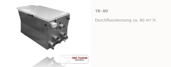 SBA Trommelfilter TR-80, Teichfilter, Filtertechnik, Teich