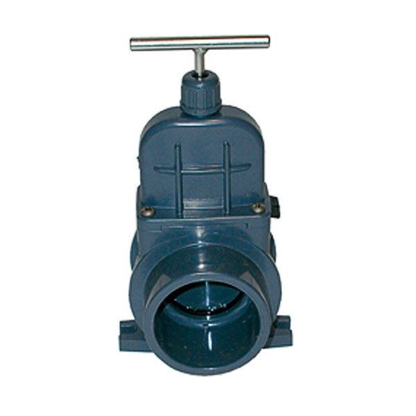 PVC Zugschieber, Teich Leitungsbau