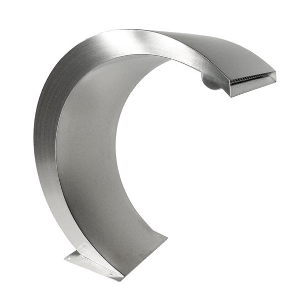 Wasserfall INOX LED blau, Teichbau, Gartenteich, Fischteich