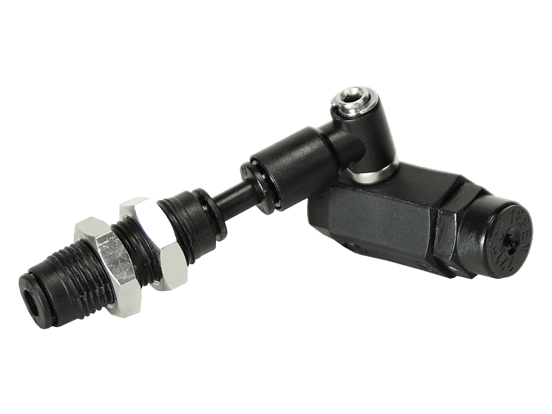 Sprühdüse Black-Line 360° schwenkbar mit Schottverbinder 4 mm